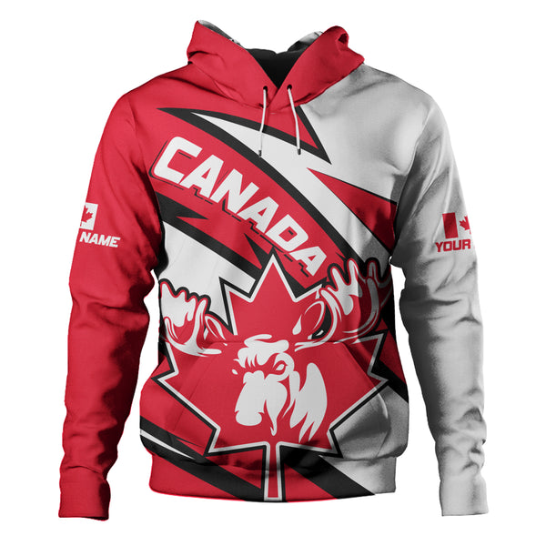 Canada Hoodie Red Thunder The Canadian Spirit