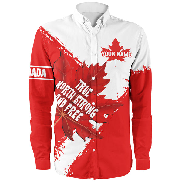 Canada Long Sleeve Shirt Maple Strength Strong And Free