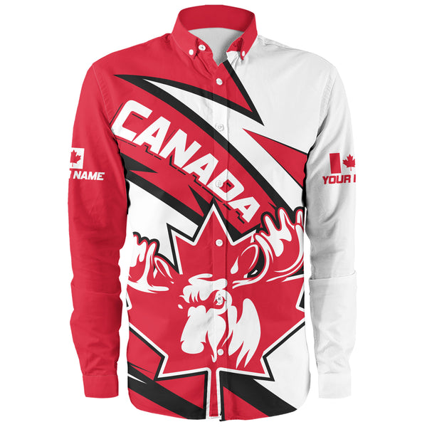 Canada Long Sleeve Shirt Red Thunder The Canadian Spirit