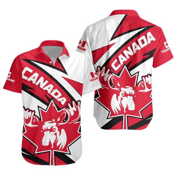 Canada Short Sleeve Shirt Red Thunder The Canadian Spirit