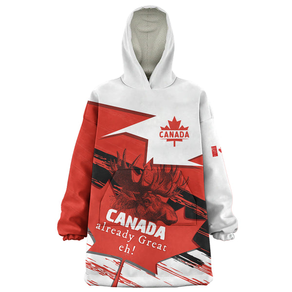 Canada Snug Hoodie Canada Already Great, Eh!