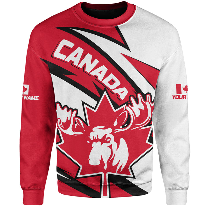 Canada Sweatshirt Red Thunder The Canadian Spirit