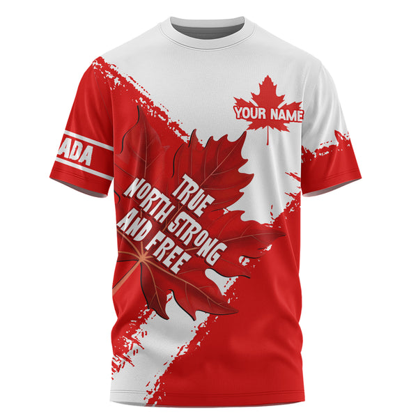 Canada T-Shirt Maple Strength Strong And Free