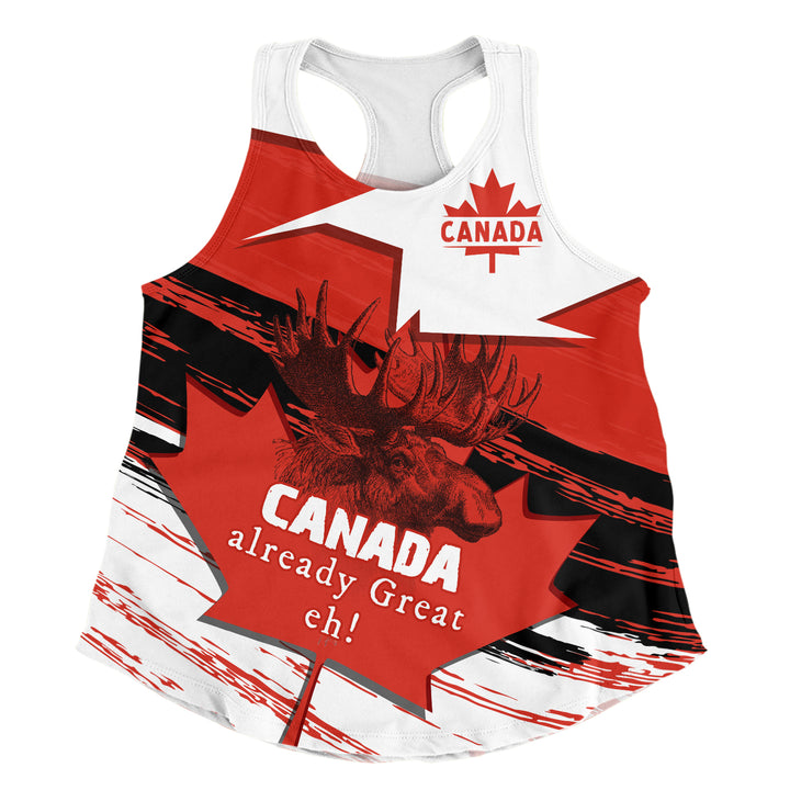 Canada Women Tank Canada Already Great, Eh!
