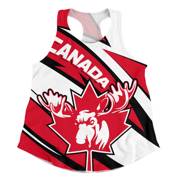 Canada Women Tank Red Thunder The Canadian Spirit
