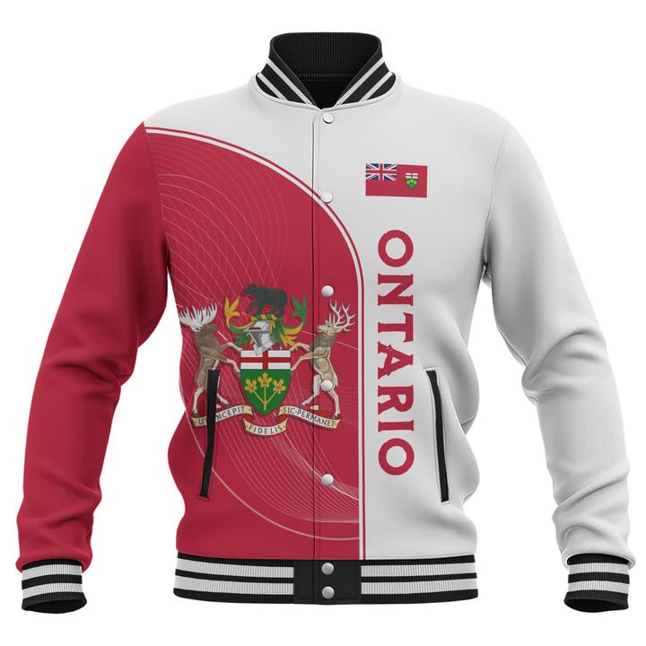 Ontario Baseball Jacket Proud Provincial Heritage