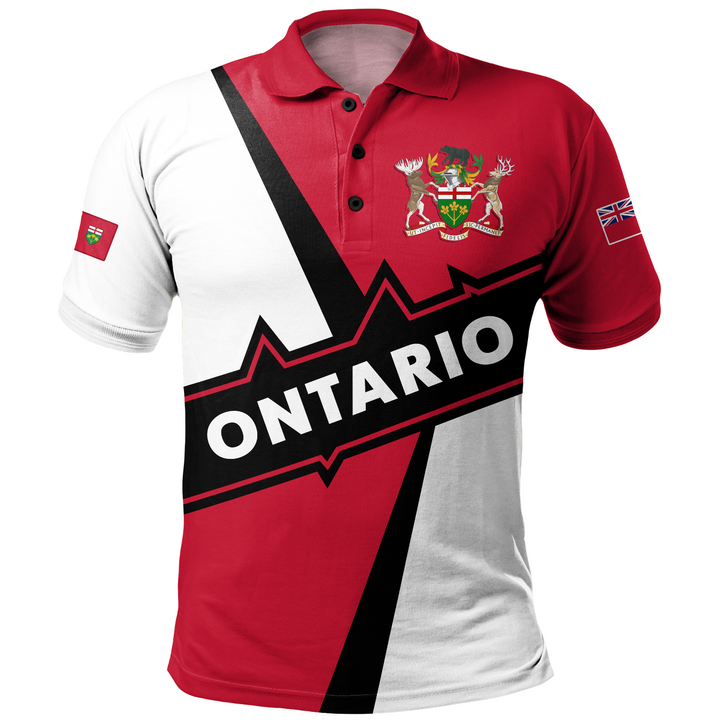 Ontario Polo Shirt Loyal True North Provincial Style