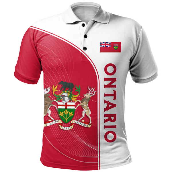 Ontario Polo Shirt Proud Provincial Heritage