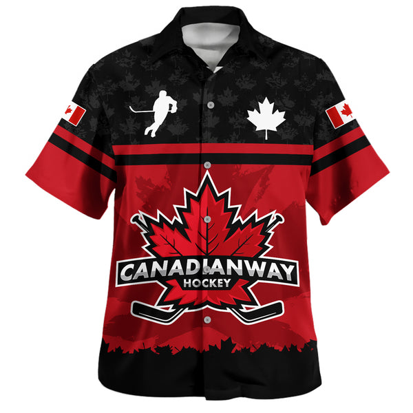 Canada Bowling Shirt True North Hockey Pride