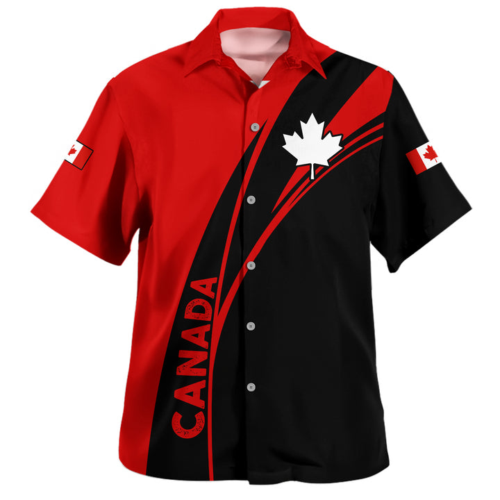 Canada Bowling Shirt Maple Wave Canada