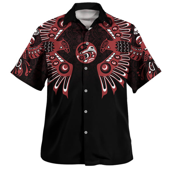 Canada Bowling Shirt Haida Echo Of The Wild North