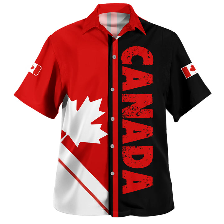 Canada Bowling Shirt Maple Power Canada Split