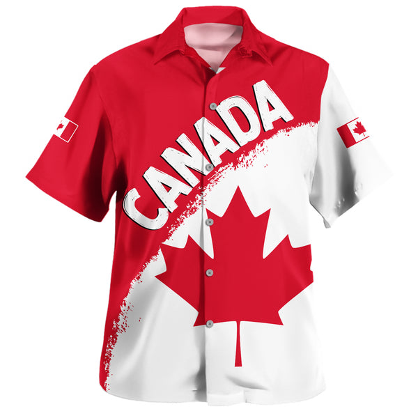 Canada Bowling Shirt Maple Wave True North Spirit