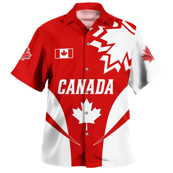 Canada Bowling Shirt Canada Bold Maple Surge
