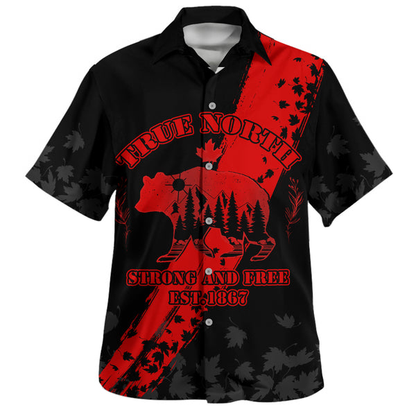 Canada Bowling Shirt Canada 1867 Maple Heritage