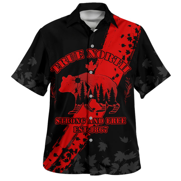 Canada Bowling Shirt Canada 1867 Maple Heritage