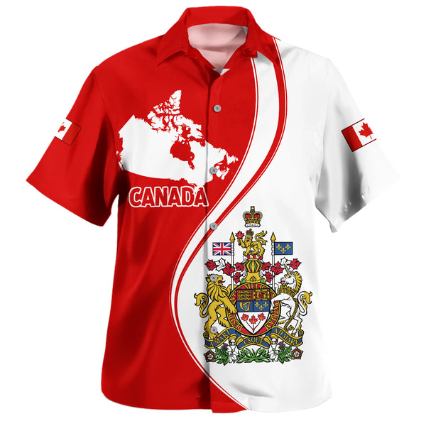 Canada Bowling Shirt Heritage Of the Maple Land