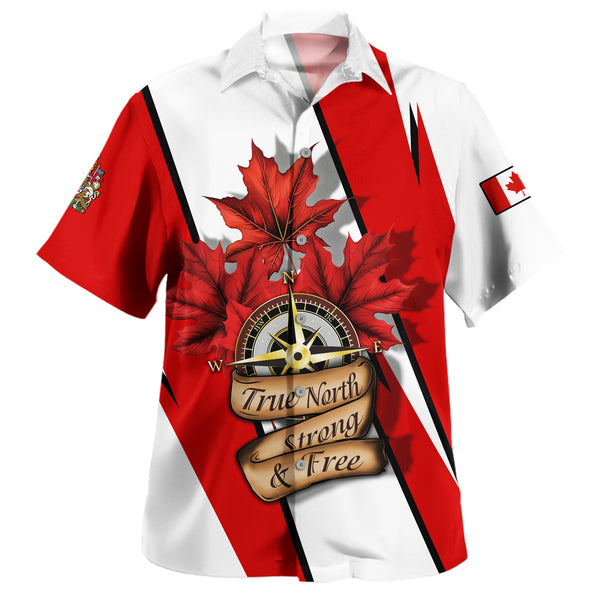 Canada Bowling Shirt Canada True North Compass