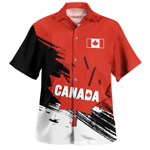 Canada Bowling Shirt Canada Maple Crest Honor
