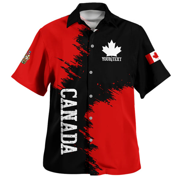 Canada Bowling Shirt Canada Maple Clash