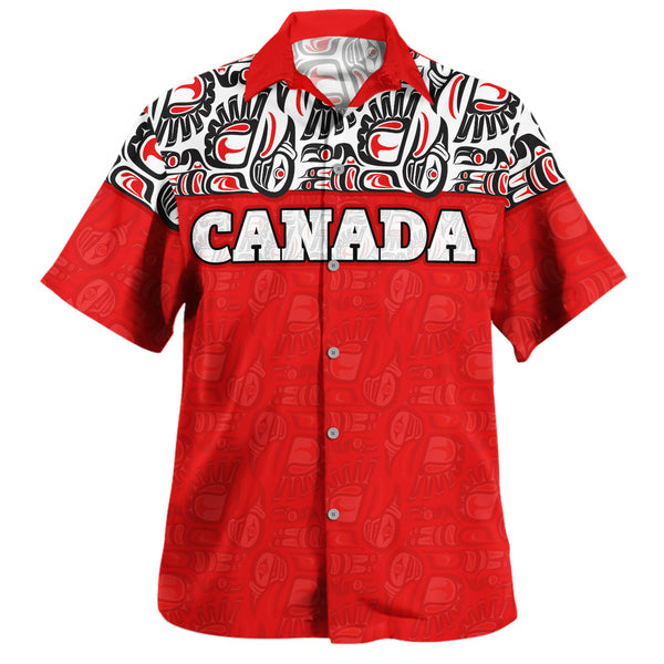 Canada Bowling Shirt Haida Voices Of The North