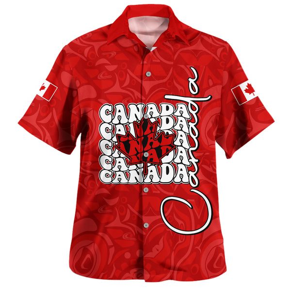 Canada Bowling Shirt Roots Of The North