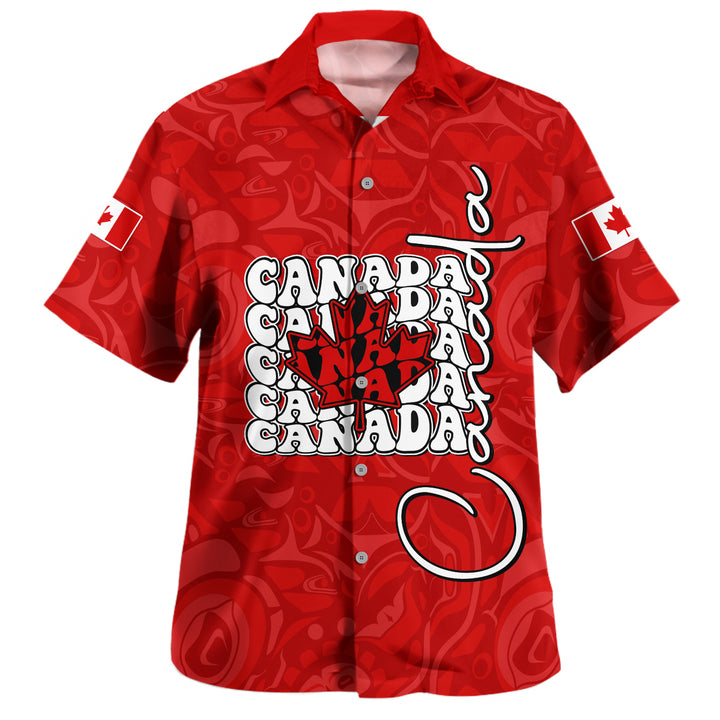Canada Bowling Shirt Roots Of The North