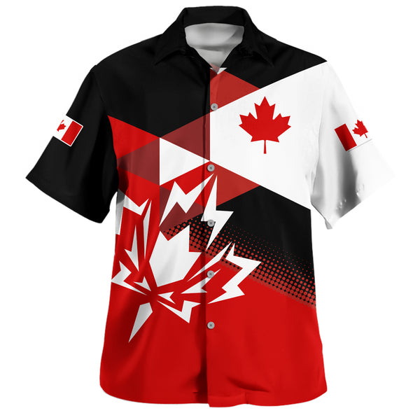 Canada Bowling Shirt Canada Maple Streetwear Graphic Style