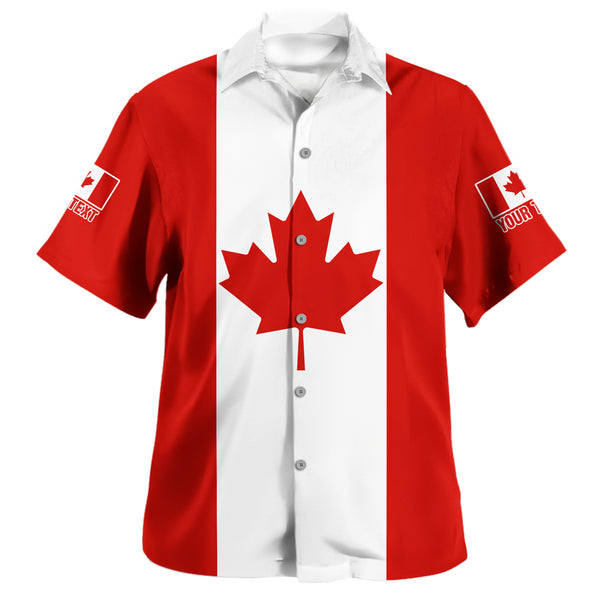 Canada Bowling Shirt Canada Royal Maple Beaver