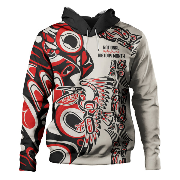 Canada Hoodie Haida Sacred Wings History Month Edition
