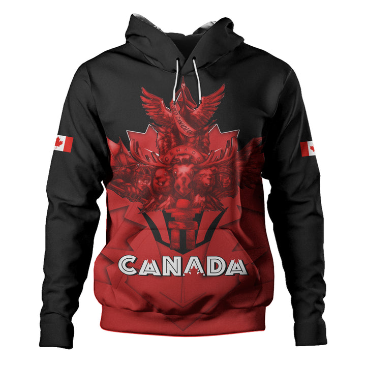 Canada Hoodie Red Sovereign Northern Emblem