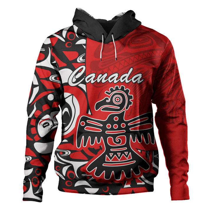 Canada Hoodie Canada Eagle’s Might Haida Heritage