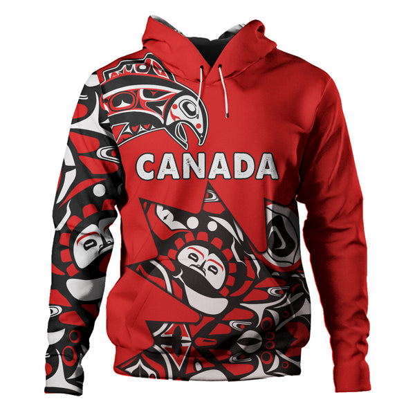 Canada Hoodie Canada Maple Leafs Haida Spirit Pattern