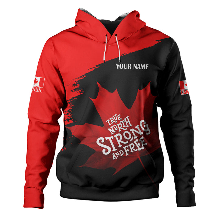 Canada Hoodie Custom Maple Power Blackout