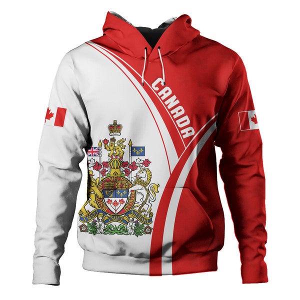 Canada Hoodie Canada Red Maple Leafs Pattern Spirit