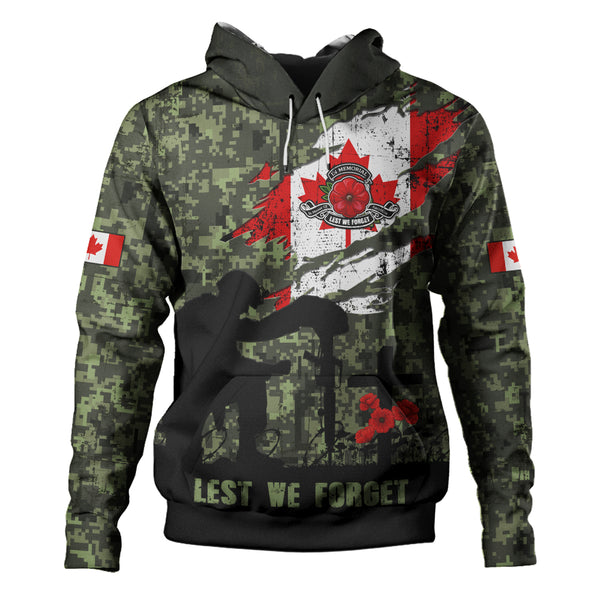 Canada Hoodie Remembrance Day Fallen Soldiers Memorial