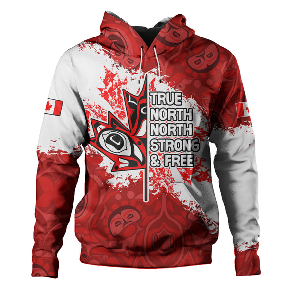 Canada Hoodie Haida Indigenous Maple Pride
