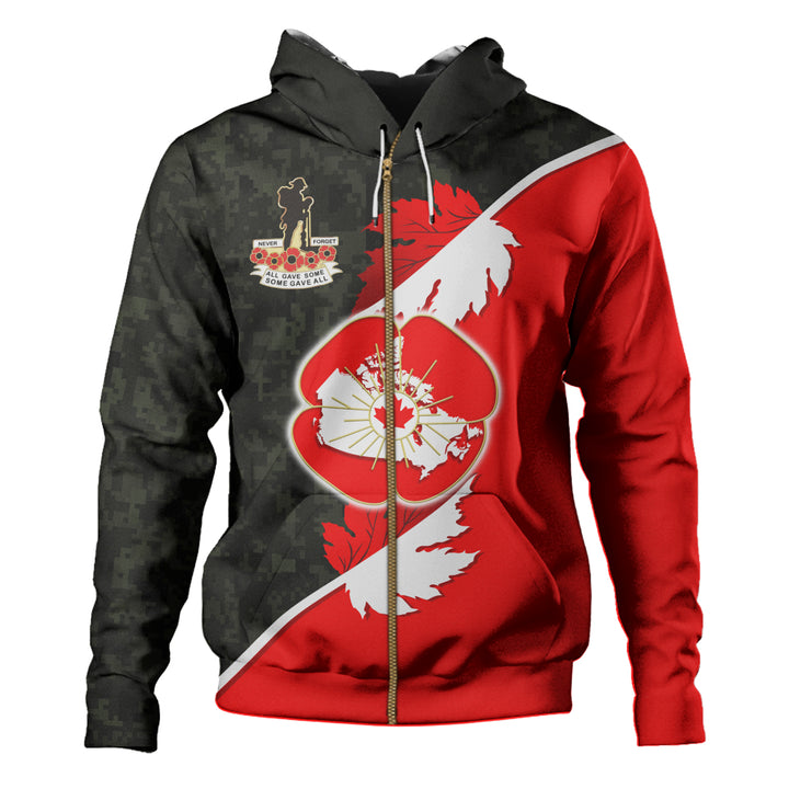 Canada Hoodie Never Forgotten Remembrance Day Edition