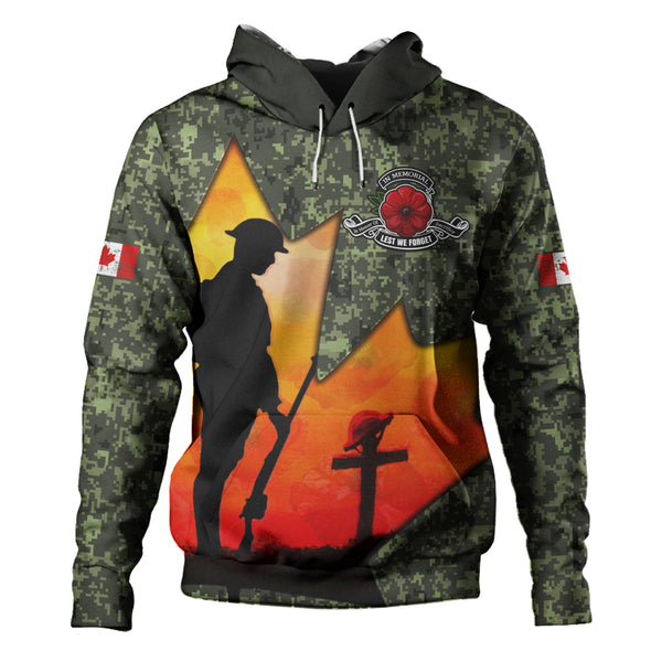 Canada Hoodie Remembrance Day Honoring The Brave
