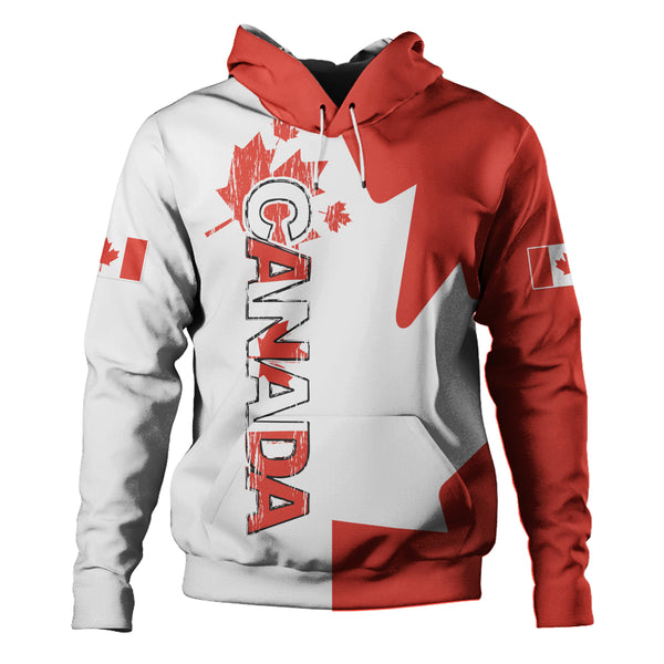 Canada Hoodie Canada Red And White Boldness