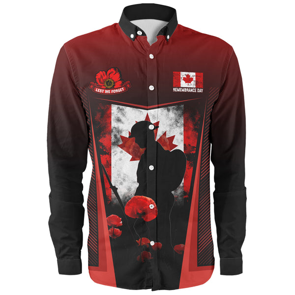 Canada Long Sleeve Shirt Remembrance Day Heroes Of The Maple Leaf