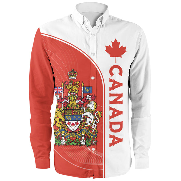 Canada Long Sleeve Shirt Canadian Royal Emblem