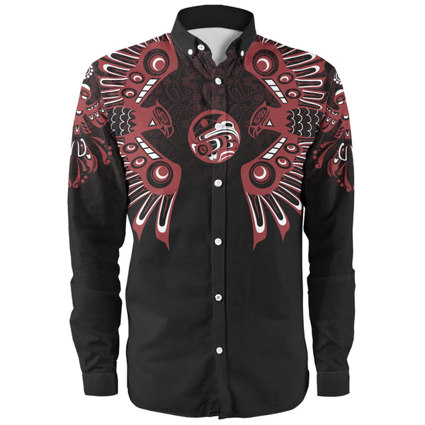 Canada Long Sleeve Shirt Haida Echo Of The Wild North