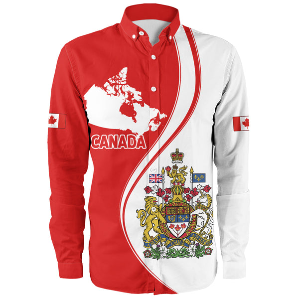 Canada Long Sleeve Shirt Heritage Of the Maple Land