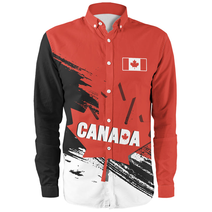 Canada Long Sleeve Shirt Canada Maple Crest Honor