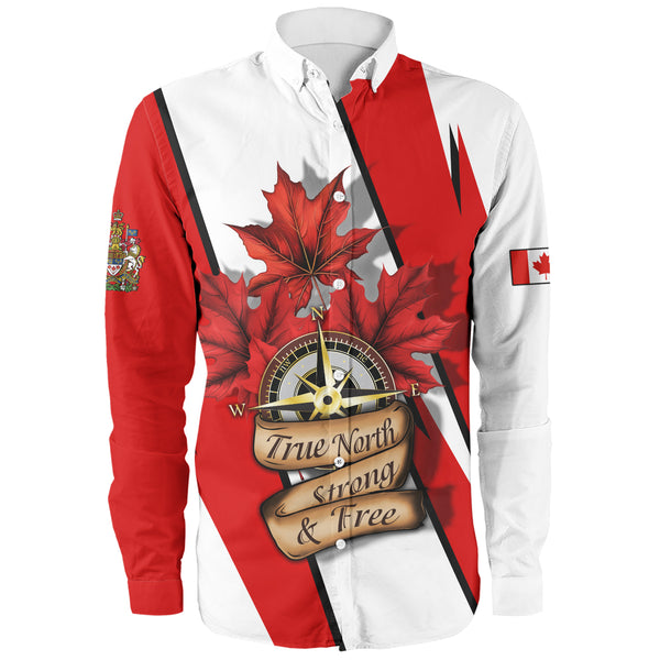 Canada Long Sleeve Shirt Canada True North Compass