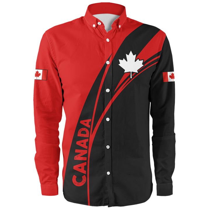 Canada Long Sleeve Shirt Maple Wave Canada