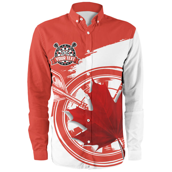 Canada Long Sleeve Shirt Sharp Maple Dart Shot