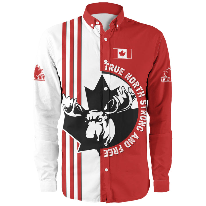 Canada Long Sleeve Shirt Born North Wild And Proud