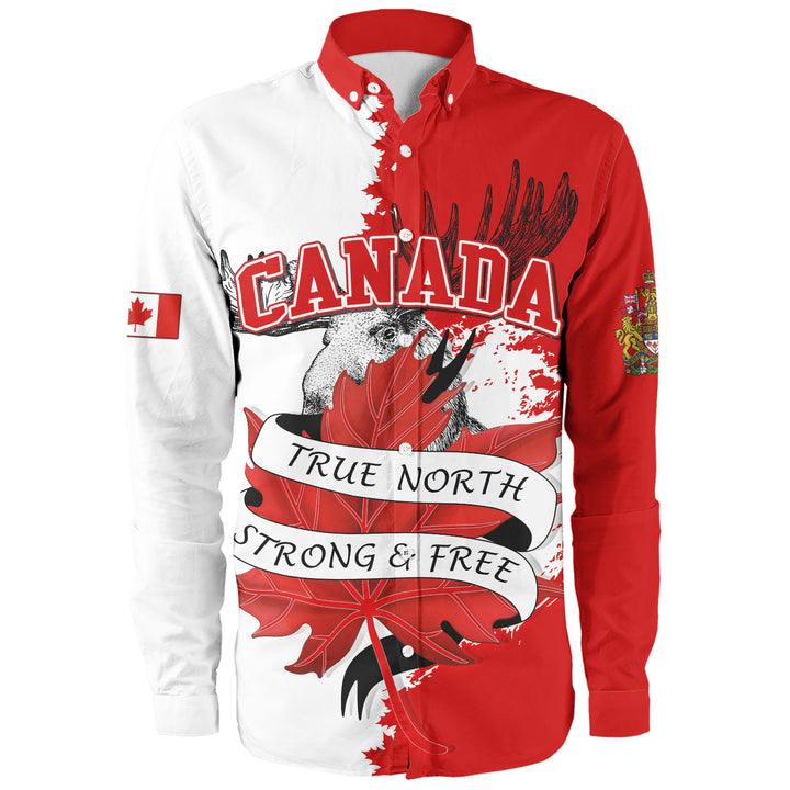 Canada Long Sleeve Shirt Canada Wild Maple Strength